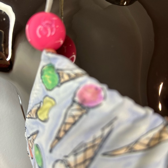 CHANEL Multicolor Ice Cream Pattern Dress - Picture 4 of 10